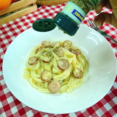 วิธีทำ อุด้งคาโบนาร่า