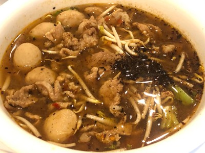 เกาเหลาลูกชิ้นหมูสด