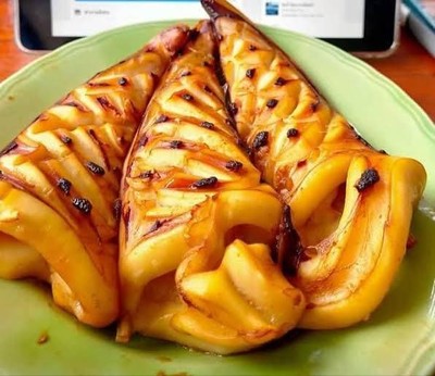 ปลาหมึกย่าง