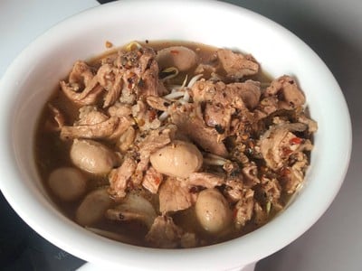 เกาเหลาลูกชิ้นหมูสด