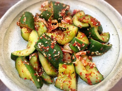 ยำแตงกวาเกาหลี