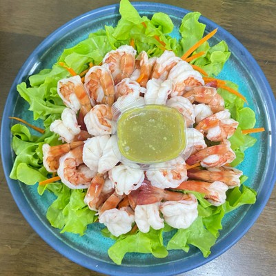 ยำกุ้งสุก