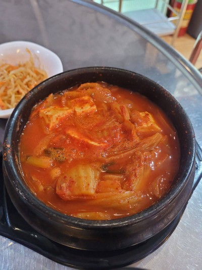 ซุปแกงส้มกิมจิ