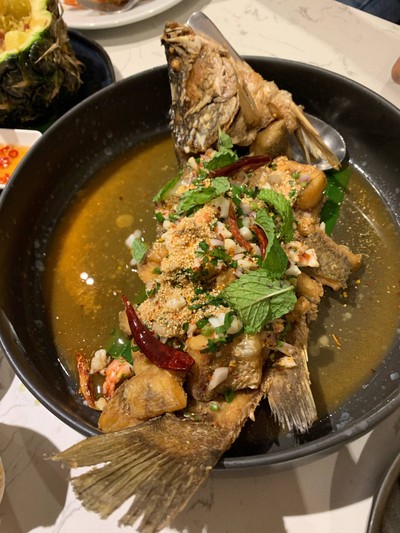 ปลากระพงเกยตื้น