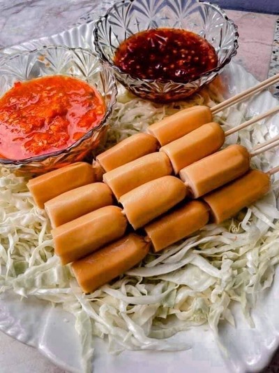 ไส้กรอกไก่ย่าง