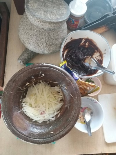 วิธีทำ ส้มตำปลาร้า