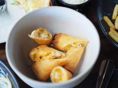 Double Cheese Spring Rolls