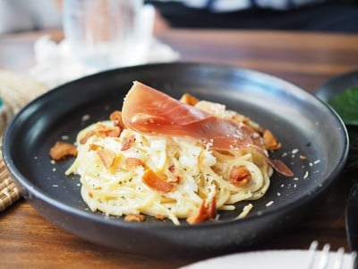 Spaghetti Cream Alfredo