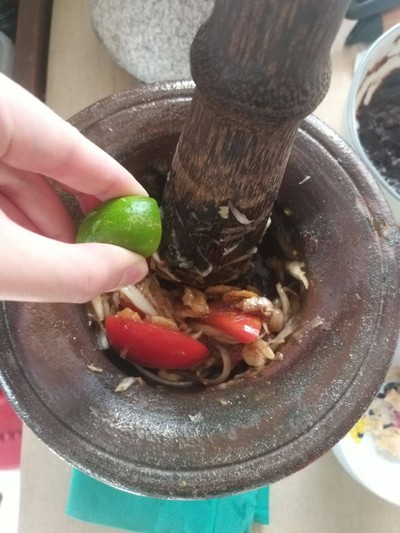 วิธีทำ ส้มตำปลาร้า
