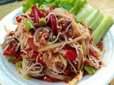 ตำซั่วหอยแครง