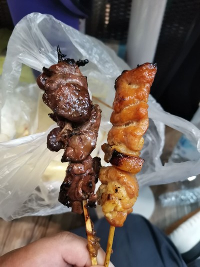 หมูปิ้ง(ดั้งเดิม) ตับปิ้ง