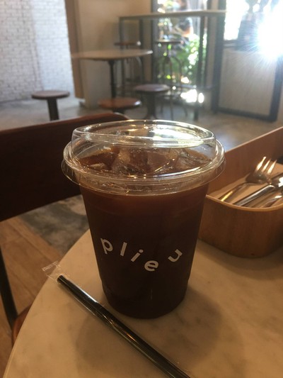 Iced americano blueberry blend