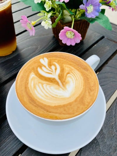 เมนูของร้าน Thames coffee เลียบหาดจอมเทียน