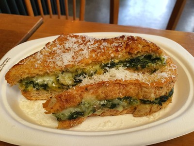 Cheesy Spinach Becon