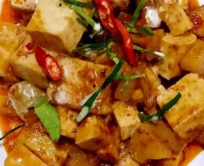 พะแนงเต้าหู้ พะแนงเต้าหู้