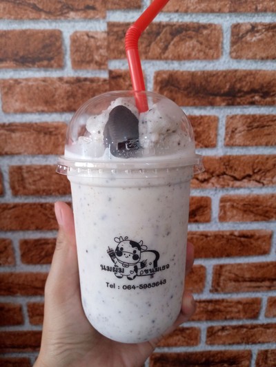 นมสดโอริโอ้ปั่น