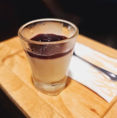 พานาคอตต้าบลูเบอร์รี่