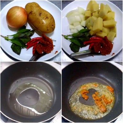 วิธีทำ มันฝรั่งผัดพริกแกง วิธีทำ มันฝรั่งผัดพริกแกง