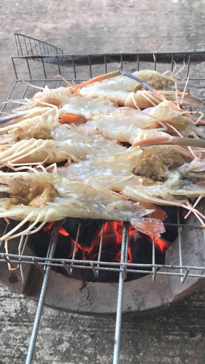 วิธีทำ กุ้งแม่น้ำเผา วิธีทำ กุ้งแม่น้ำเผา