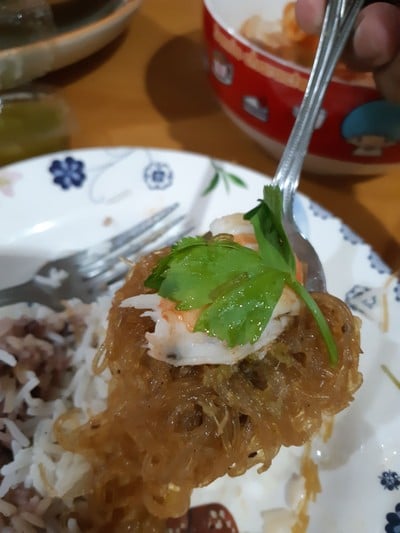 กุ้งอบวุ้นเส้น DIY