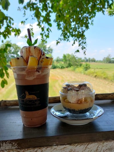 เมนูของร้าน บ้านแพะคอฟฟี่