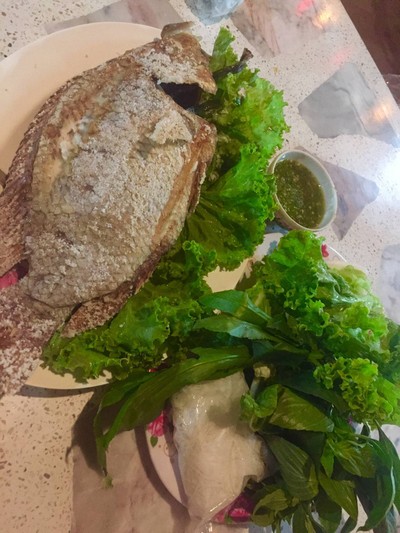 ปลาทับทิมเผา