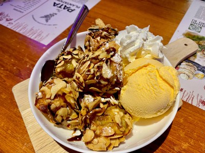 กล้วยหอมทอดอัลมอนด์