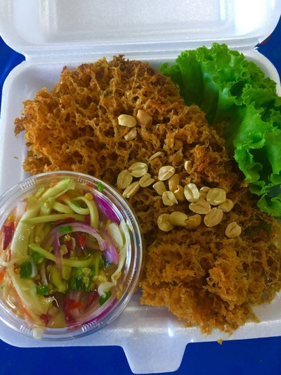 ยำปลาดุกฟู