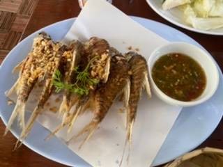 ปลาหวีทอด