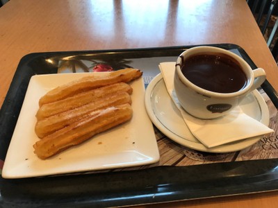 Chocolate and churros