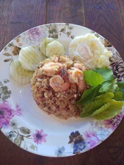 ข้าวผัดกุ้งไข่ดาว