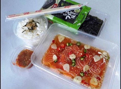 เเซลมอนดองซอสเกาหลี(เซ็ต)