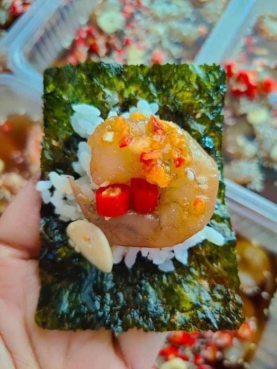 กุ้งดองซอสเกาหลี
