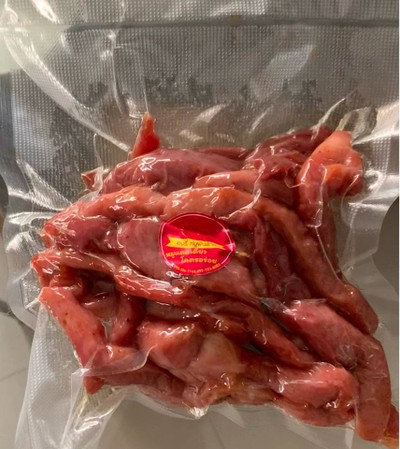หมูแดดเดียวทอดขนาด300กรัม