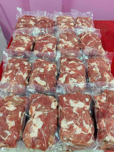 หมูแดดเดียวแบบสดขนาด500กรัม