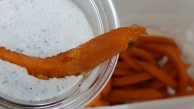 มันหวานทอด+ซอสเห็ดทรัฟเฟิล