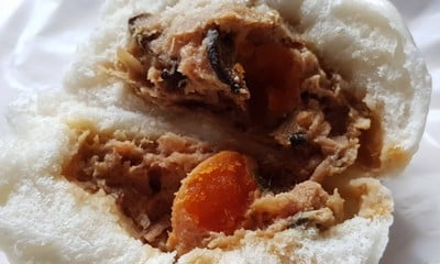 ซาลาเปา ไส้หมูสับไข่เค็ม