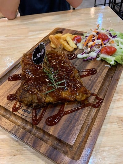 ซี่โครงหมูอบบาร์บีคิว