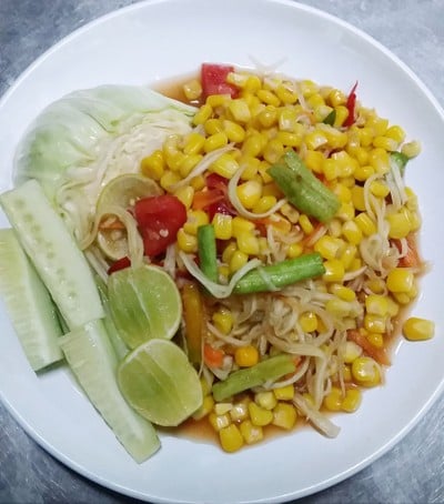 ตำข้าวโพดปลาร้า