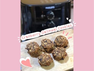 Cranberry Oatmeal Cookies💕 คุกกี้โอ๊ตแครนเบอรี่