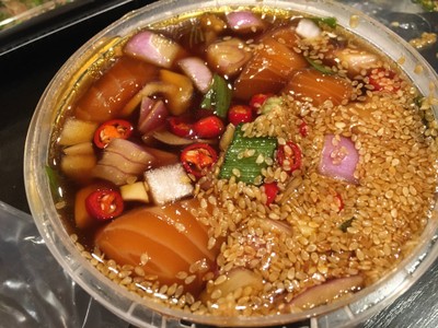 ยำเกาหลีแซลมอน