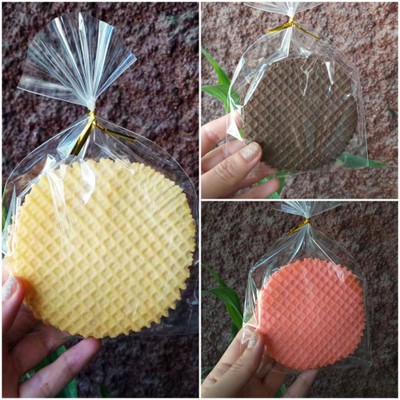 วาฟเฟิลกรอบ 6-7 แผ่น