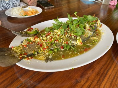 ปลานึ่งมะนาว