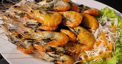 กุ้งเผา