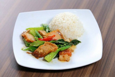 ข้าวผัดคะน้า