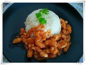 ข้าวหมูผัดซอส