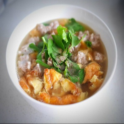 ต้มจืดไข่นำ้หมูสับ