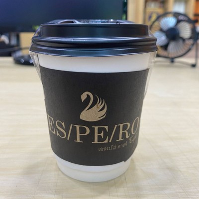 อเมริกาโน่ร้อน ( กาแฟดำ)