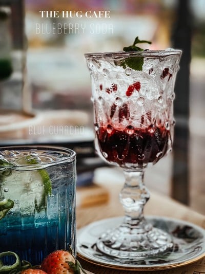 Blueberry soda 55 Baht