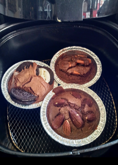 วิธีทำ บราวนี่คัพหม้อทอด